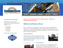 Tablet Screenshot of koelmanbouw.nl